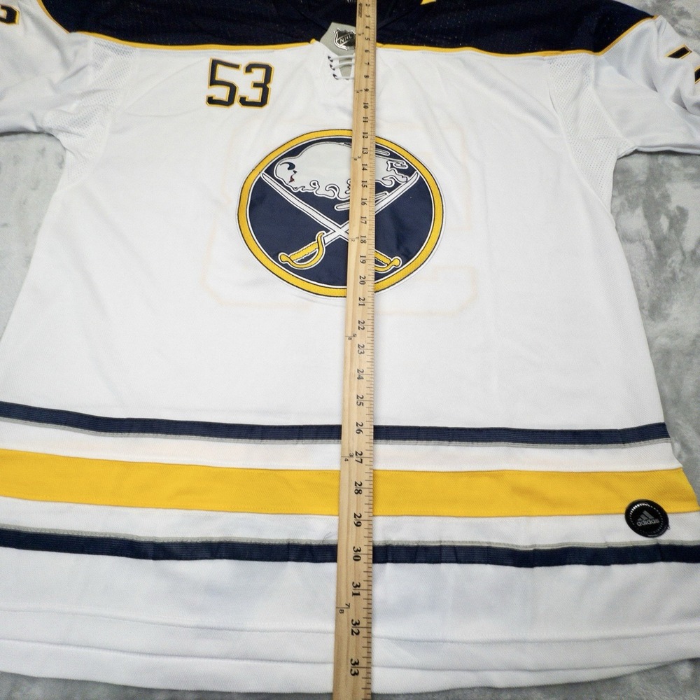 NWT Adidas Buffalo Sabres Jeff Skinner Jersey Mens Size 60 (3XL) Fight Strap - Picture 6 of 9